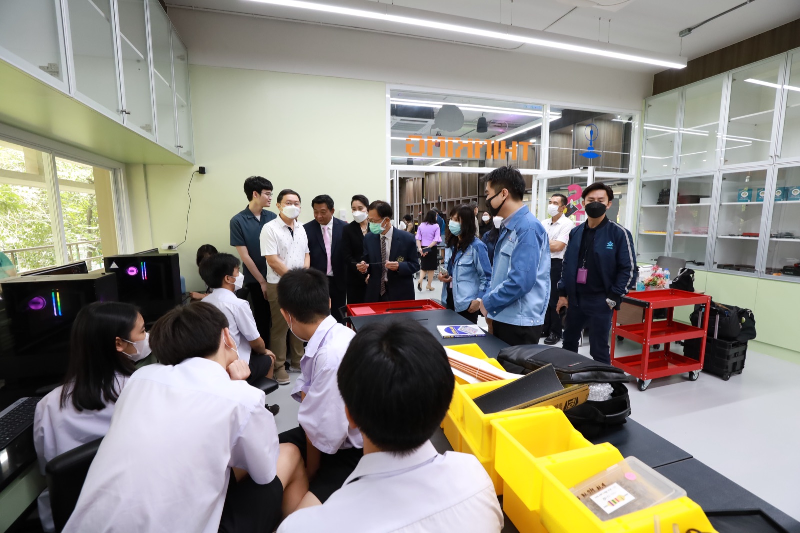 พื้นที่ทำงานของ CUD STEM Lab
